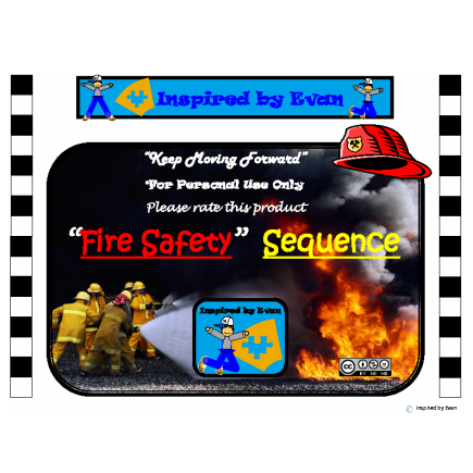 Fire Safety/"Stop, Drop, & Roll" Story Sequence for Autism